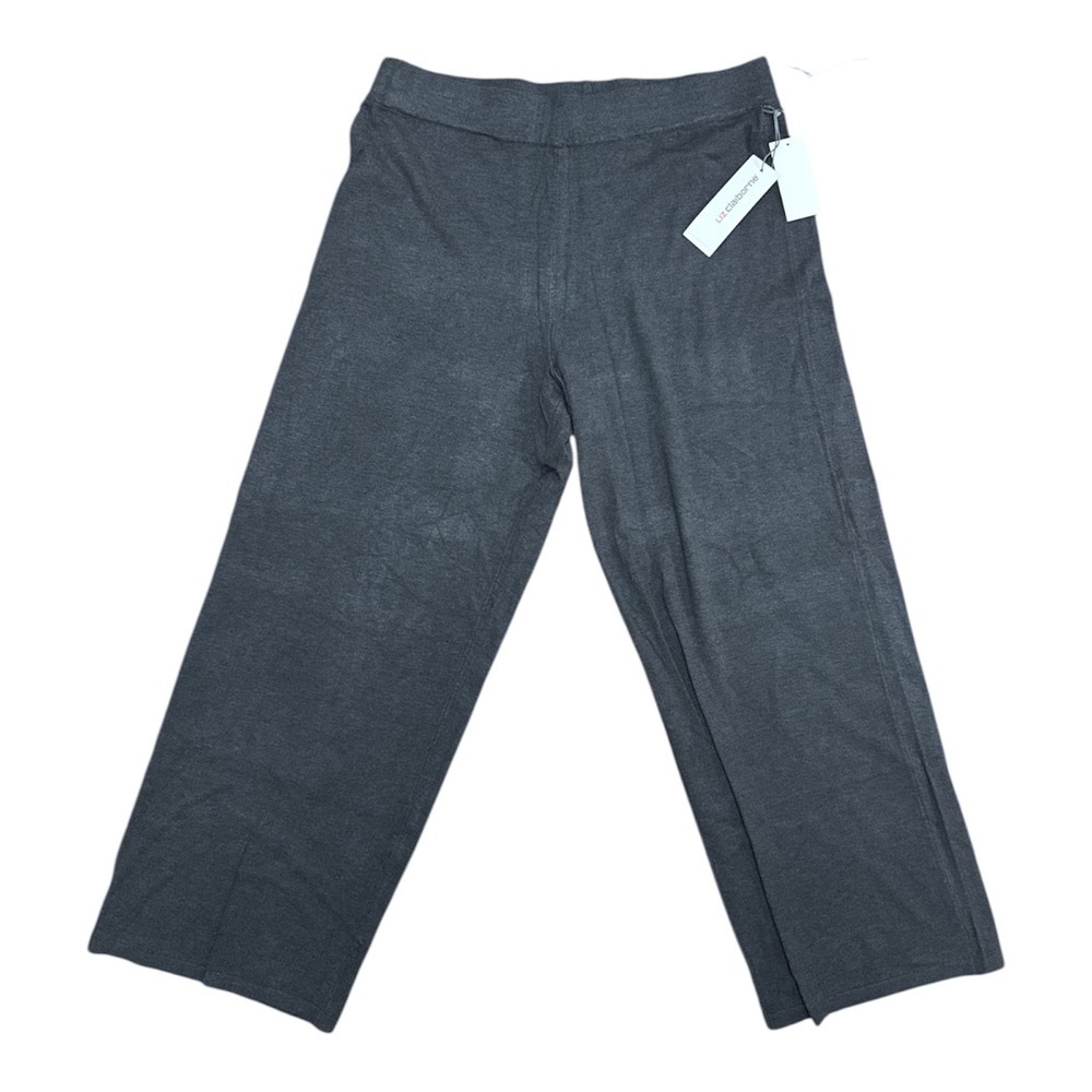 Liz Claiborne Gray Wide Leg Pants